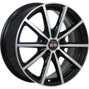 Диск литой Alcasta M61 17x7.0J/5x108 D65.1 ET43 BKF