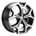 Диск литой Khomen Wheels KHW1710(2) (VW Transporter) 17x6.5J/5x120 D65.1 ET55 Black-FP