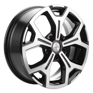 Диск литой Khomen Wheels KHW1710 (Chery tigo 7pro) 17x6.5J/5x108 D60.1 ET33 Black-FP