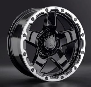 Диск литой LS Wheels LS1371 18x9.5J/6x139.7 D106.1 ET5 BKL