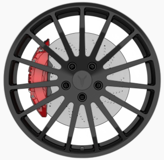 Диск штамп. Vissol F-3117 21x8.5J/5x120 D66.1 ET30 Gloss Black