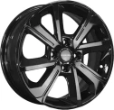 Диск литой Khomen Wheels KHW1501 (Lada Granta) 15x6.0J/4x98 D58.6 ET36 Black