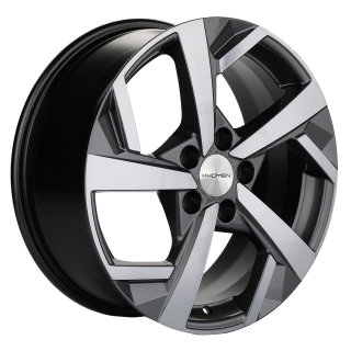 Диск литой Khomen Wheels KHW1712 (Jac/Москвич 3) 17x7.0J/5x108 D54.1 ET40 Black-FP