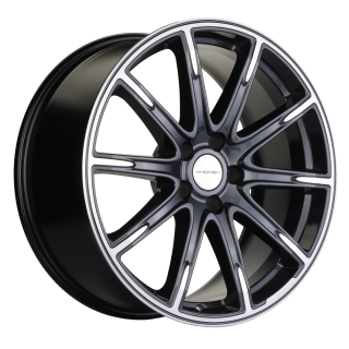 Диск литой Khomen Wheels KHW1903 (MB A/C/E/S Class) 19x8.5J/5x112 D66.6 ET25 Black-FP