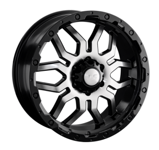 Диск литой LS Wheels 1285 17x7.5J/6x139.7 D67.1 ET38 BKF
