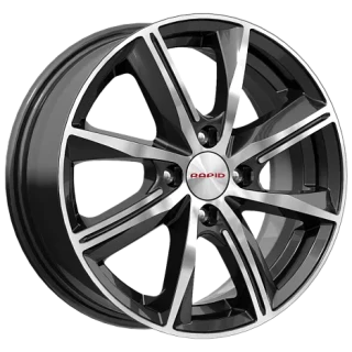 Диск литой КиК Арнар 15x6.0J/4x98 D58.5 ET35 Алмаз черный SK