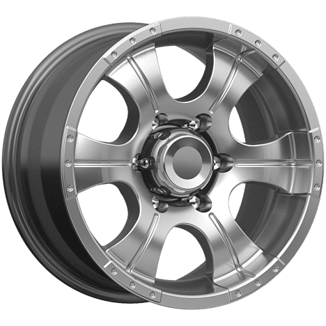 Диск литой КиК Байконур 16x8.0J/5x139.7 D110.1 ET0 дарк платинум