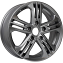 Диск литой КиК Trinity 15x6.0J/5x108 D63.3 ET50 дарк платинум