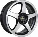 Диск литой CrossStreet CR-14 15x6.0J/4x98 D58.6 ET40 BKPL