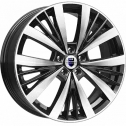Диск литой КиК Марвел (КС881) 19x7.5J/5x114.3 D67.1 ET35 алмаз черный