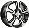 Диск литой Khomen Wheels KHW1502 15x6.0J/4x100 D54.1 ET45 Black-FP