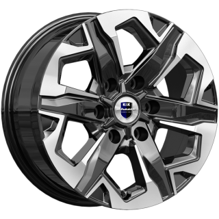 Диск литой КиК Тейт 17x7.5J/6x139.7 D78.1 ET25 алмаз чёрный