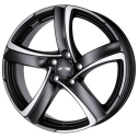 Диск литой Alutec Shark 17x7.5J/5x100 D63.3 ET35 Racing black front polished