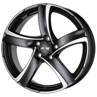 Диск литой Alutec Shark 17x7.5J/5x100 D63.3 ET35 Racing black front polished