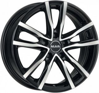 Диск литой MAK Milano 18x8.0J/5x112 D57.1 ET50 Black mirror