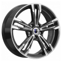Диск литой КиК КС935 Каррера Лайт 18x7.0J/5x114.3 D67.1 ET38 алмаз черный