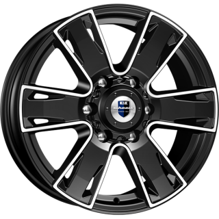  Диск литой КиК Севенна 17x7.0J/6x139.7 D106.1 ET30 алмаз черный R138956