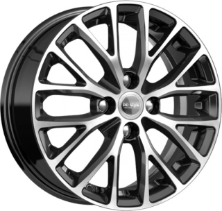 Диск литой КиК КС782 15x6.0J/4x100 D54.1 ET46 алмаз черный