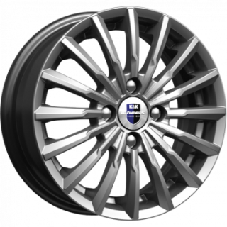 Диск литой КиК Акцент (KC641-00) 14x5.5J/4x98 D58.6 ET40 ДАРК ПЛАТИНУМ