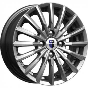 Диск литой КиК Акцент (KC641-00) 14x5.5J/4x98 D58.6 ET40 ДАРК ПЛАТИНУМ