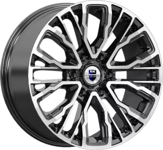 Диск литой КиК Кортес 19x8.5J/6x139.7 D100.1 ET36 алмаз чёрный