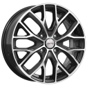 Диск литой КиК Лилиом (КС891) 16x6.0J/4x114.3 D67.1 ET40 алмаз черный для KIA Spectra