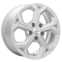 Диск литой Khomen Wheels KHW1606 (Renault/Nissan) 16x6.5J/5x114.3 D66.1 ET50 F-Silver