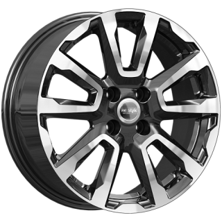 Диск литой КиК КС1026 16x6.5J/4x100 D60.1 ET43 алмаз чёрный