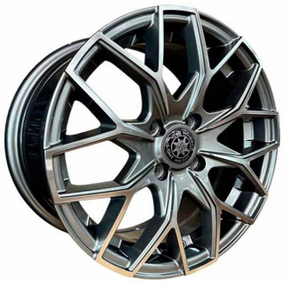 Диск литой VIVE V-06 15x6.5J/4x100 D73.1 ET40 Gray Machine Face