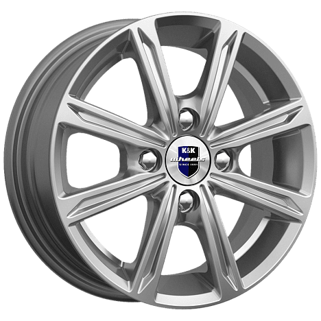 Диск литой КиК Флэш 13x5.0J/4x108 D67.1 ET40 дарк платинум