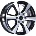 Диск литой Replica Concept TY570 18x7.5J/6x139.7 D106.1 ET25 BKF