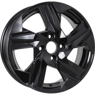 Диск литой KDW KD1520 15x6.0J/4x100 D54.1 ET46 Black_Painted