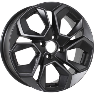 Диск литой KDW KD1620 16x6.5J/5x112 D57.1 ET45 Matt_Black_Painted