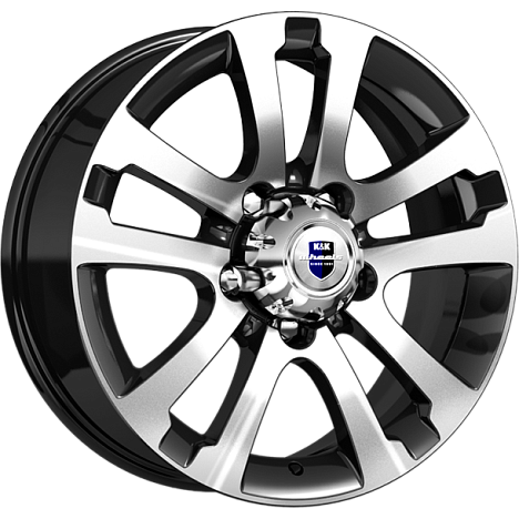 Диск литой КиК Сахара-Patriot 18x7.0J/5x139.7 D108.6 ET35 алмаз черный