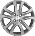 Диск литой Khomen Wheels KHW1503 (Logan) 15x6.0J/4x100 D60.1 ET40 F-Silver