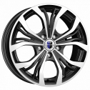Диск литой КиК Аламида-оригинал (КС705М) 17x7.0J/5x108 D60.1 ET45 алмаз черный