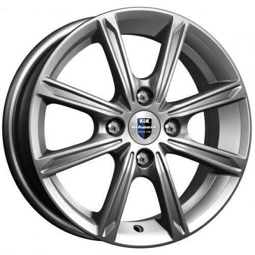 Диск литой КиК Флэш 14x5.0J/4x98 D58.5 ET35 ДАРК ПЛАТИНУМ