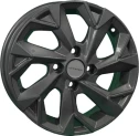 Диск литой Khomen Wheels KHW1402 (Corolla/X-RAY/Logan) 14x5.5J/4x100 D60.1 ET43 Gray