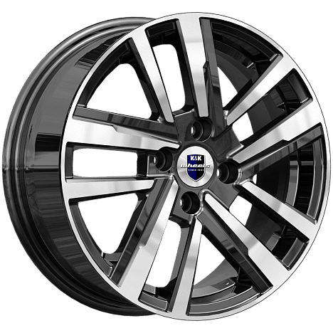 Диск литой КиК Хант 15x6.0J/4x98 D58.6 ET35 алмаз черный для ALFA ROMEO