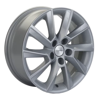 Диск литой Khomen Wheels KHW1507 (Rapid/Fabia) 15x6.0J/5x100 D57.1 ET38 F-Silver