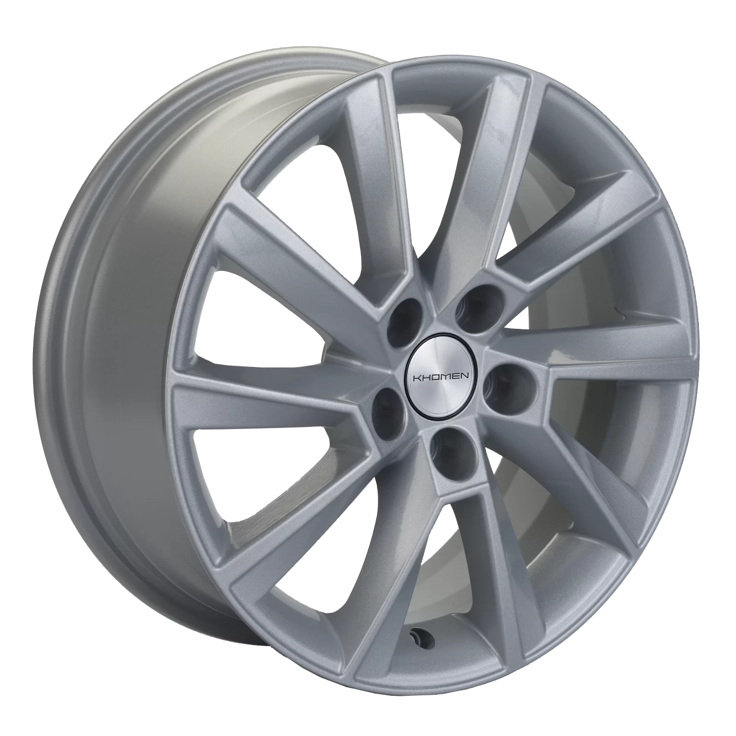 Диск литой Khomen Wheels KHW1507 (Polo) 15x6.0J/5x100 D57.1 ET40 F-Silver для TOYOTA Carina