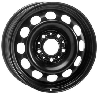 Диск штамп. EuroDisk 16003 16x6.5J/5x114.3 D66.1 ET50 Black