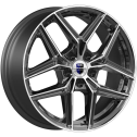 Диск литой КиК Юнион 17x7.0J/5x108 D67.1 ET42 алмаз чёрный