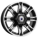 Диск литой КиК Полюс (КС609) 16x7.5J/6x139.7 D108.1 ET30 алмаз черный