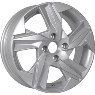 Диск литой KDW KD1520 15x6.0J/4x100 D54.1 ET46 Silver_Painted