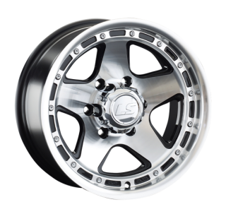 Диск литой LS Wheels 870 15x8.0J/6x139.7 D106.1 ET-10 BKF