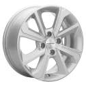 Диск литой Khomen Wheels KHW1501 (Lada Granta) 15x6.0J/4x98 D58.6 ET36 Black-FP
