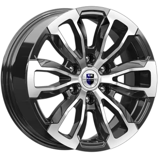 Диск литой КиК Меконг (KC959) 18x7.5J/6x139.7 D106.1 ET25 алмаз черный