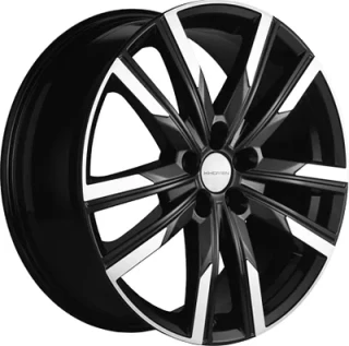 Диск литой Khomen Wheels KHW1905 (Haval 7/7x) 19x7.5J/5x114.3 D64.1 ET40 Black-FP