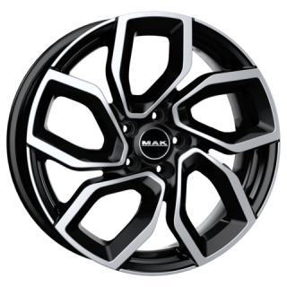 Диск литой MAK Apollo 18x7.5J/5x108 D65.1 ET45 Black mirror